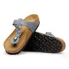 BIRKENSTOCK Gizeh Braided Pelle oliata BASALT GRAY