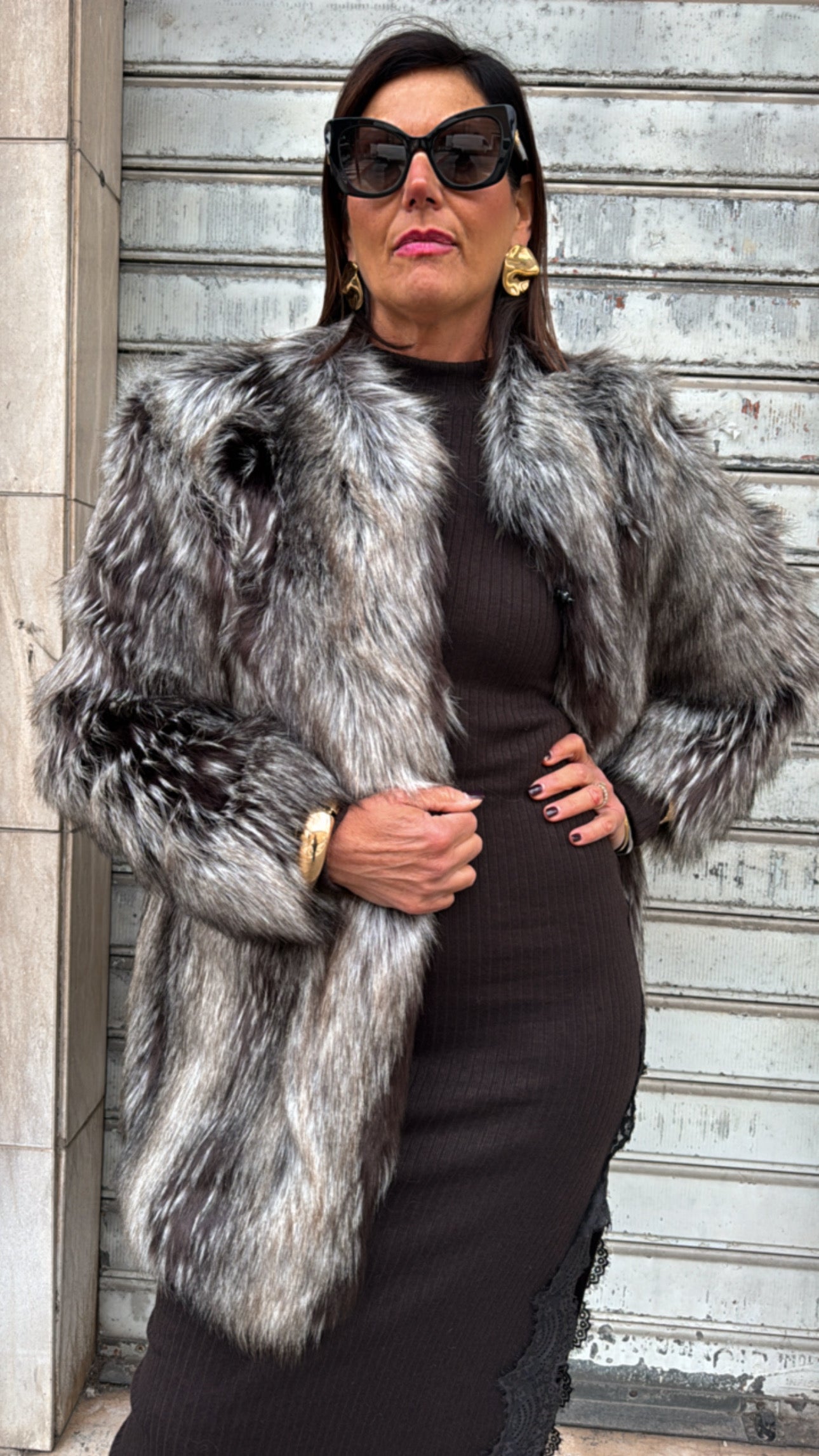 HAVEONE ABITO IN MAGLIA NERO