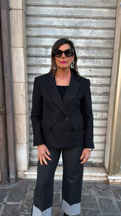 TENSIONE IN GIACCA CASHA NERO