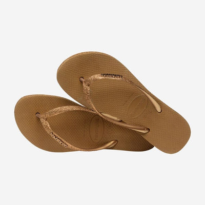 Havaianas - Slim Flatform Sparkle - Taupe