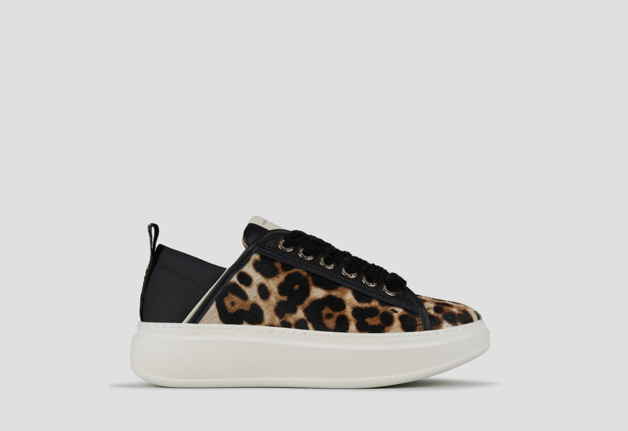 ALEXANDER SMITHWembley Donna in cavallino maculato e tallone in pelle nera ASBCWYW0225CSB/01