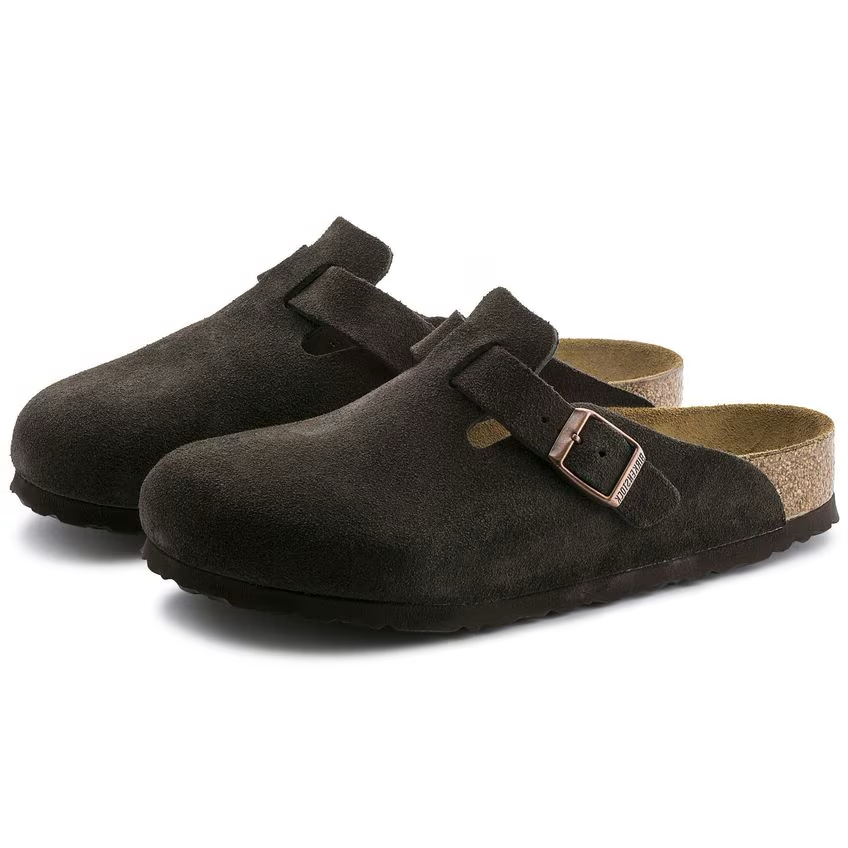 BIRKENSTOCK Boston plantare morbido Mocha