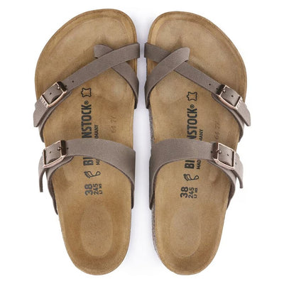 BIRKENSTOCK Mayari Birko-Flor Nubuck - Mocha mocca