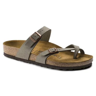 BIRKENSTOCK Mayari Birko-Flor Nubuck - Stone