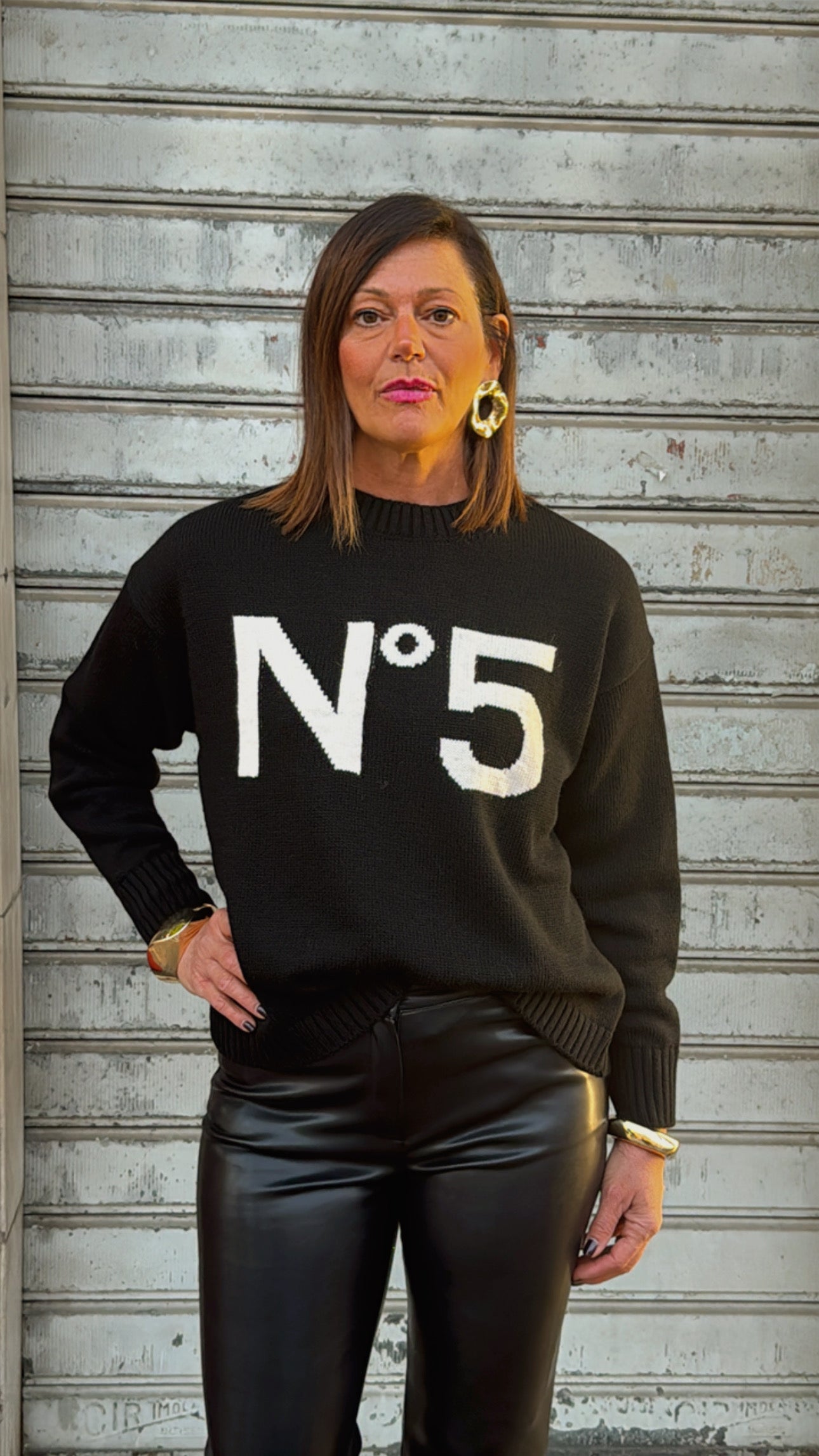 TENSIONE IN MAGLIA NERA N 5