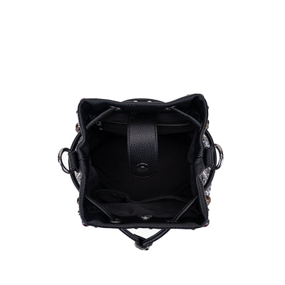 LA CARRIE BAG Secchiello Andromeda Stones Black