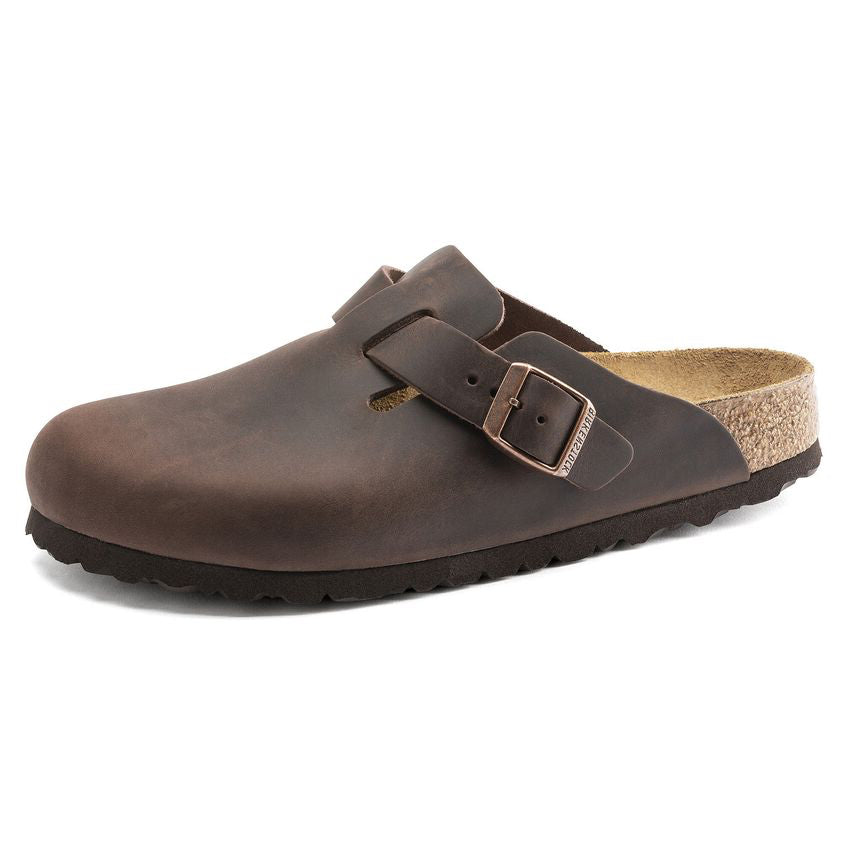 BIRKENSTOCK BOSTON PELLE OLIATA HABANA