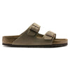 BIRKENSTOCK ARIZONA plantare morbido Pelle scamosciata Taupe