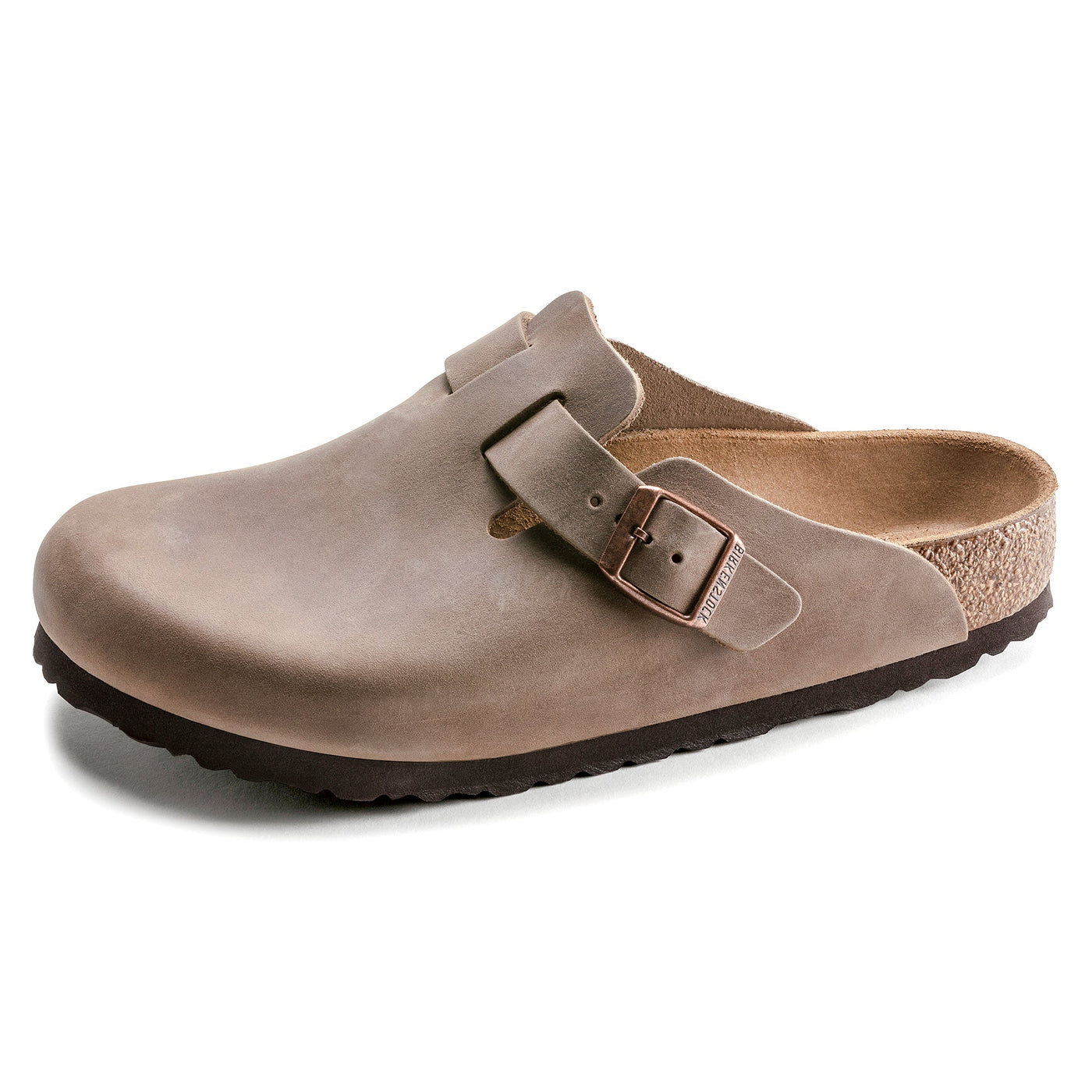 BIRKENSTOCK BOSTON PELLE OLIATA TABACCO BROWN