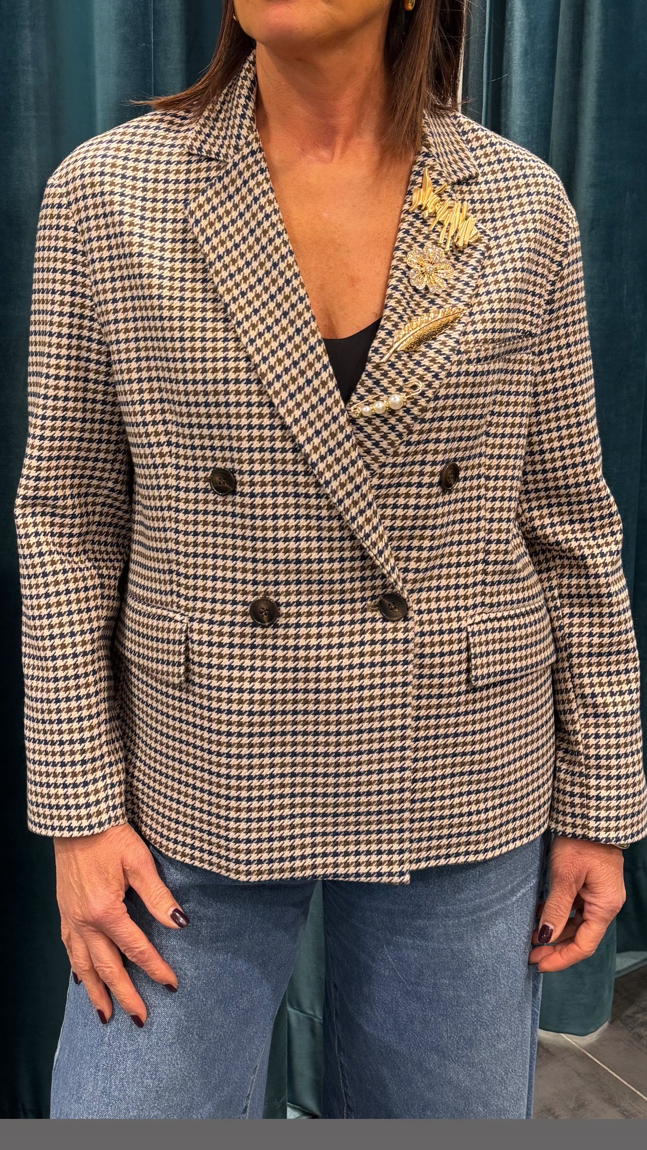 TENSIONE IN GIACCA CHECK