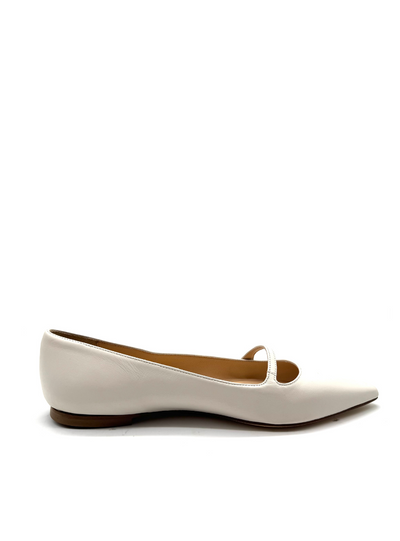 Prosperine - Ballerina "Bebè" nappa panna