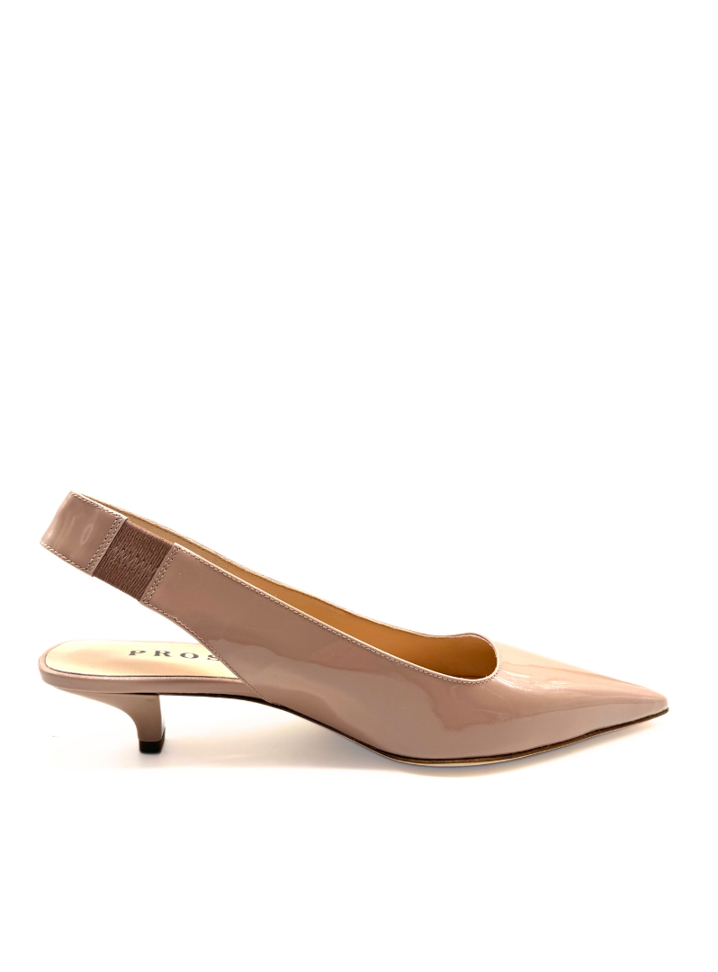 Prosperine - Chanel slingback in vernice ballet pink