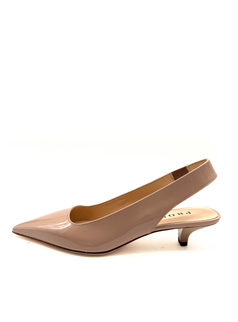 Prosperine - Chanel slingback in vernice ballet pink