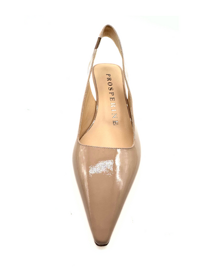 Prosperine - Chanel slingback in vernice ballet pink