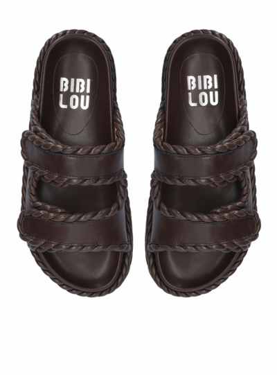 BIBI LOU - Sandali Lama Brown
