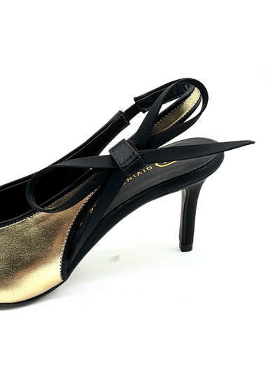 DIVINE FOLLIE - Slingback platino con fiocco