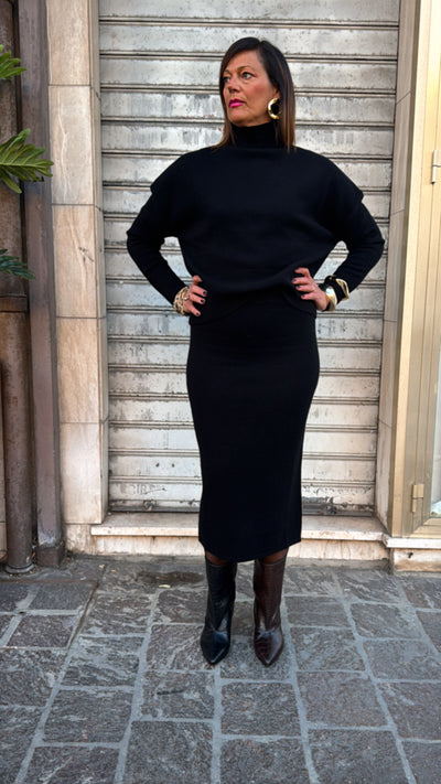 TENSIONE IN COMPLETO NERO