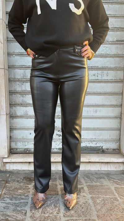 TENSIONE IN PANTALONE ECO NERO