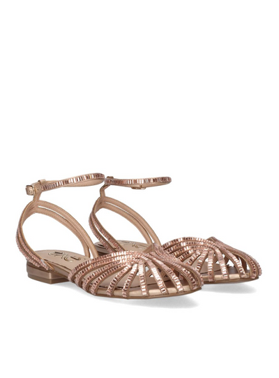 Exé - Sandalo flat Lola 307 Pink Gold