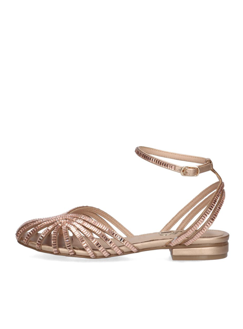 Exé - Sandalo flat Lola 307 Pink Gold