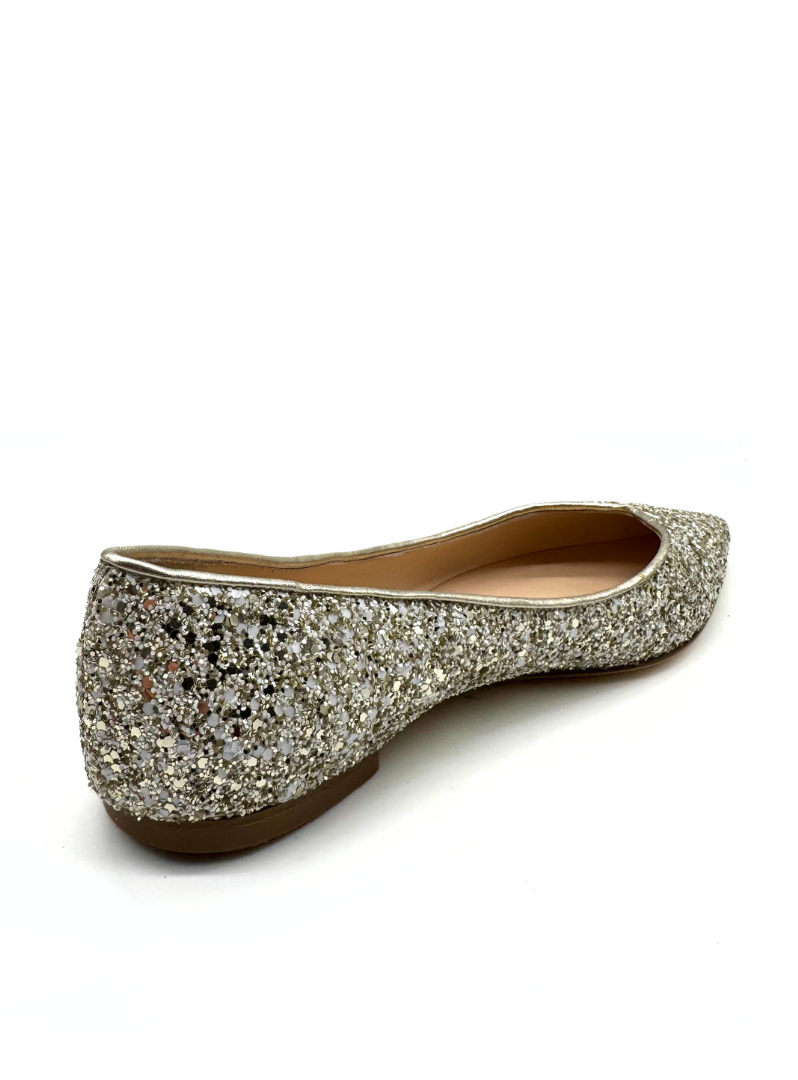 Prosperine - Ballerina glitter oro e bianco