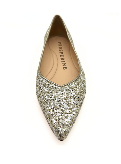 Prosperine - Ballerina glitter oro e bianco