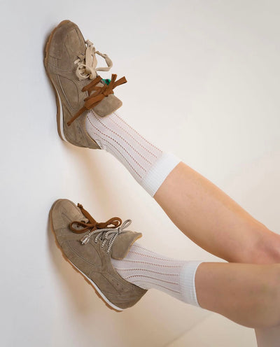 Divine Follie - Sneakers suede color taupe
