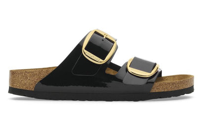 Birkenstock Arizona Big Buckle black gold