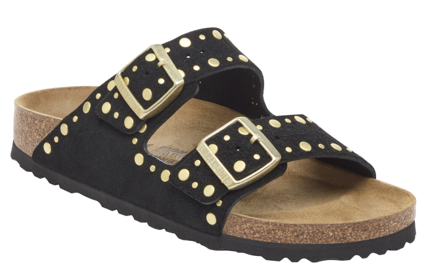 BIRKENSTOCK ARIZONA RIVET BLACK