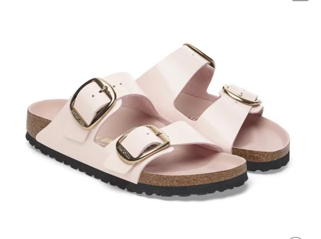 BIRKENSTOCK Arizona Big Buckle
Pelle naturale vernice - High-Shine Light Rose