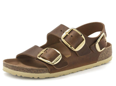 Birkenstock Milano Big Buckle Cognac