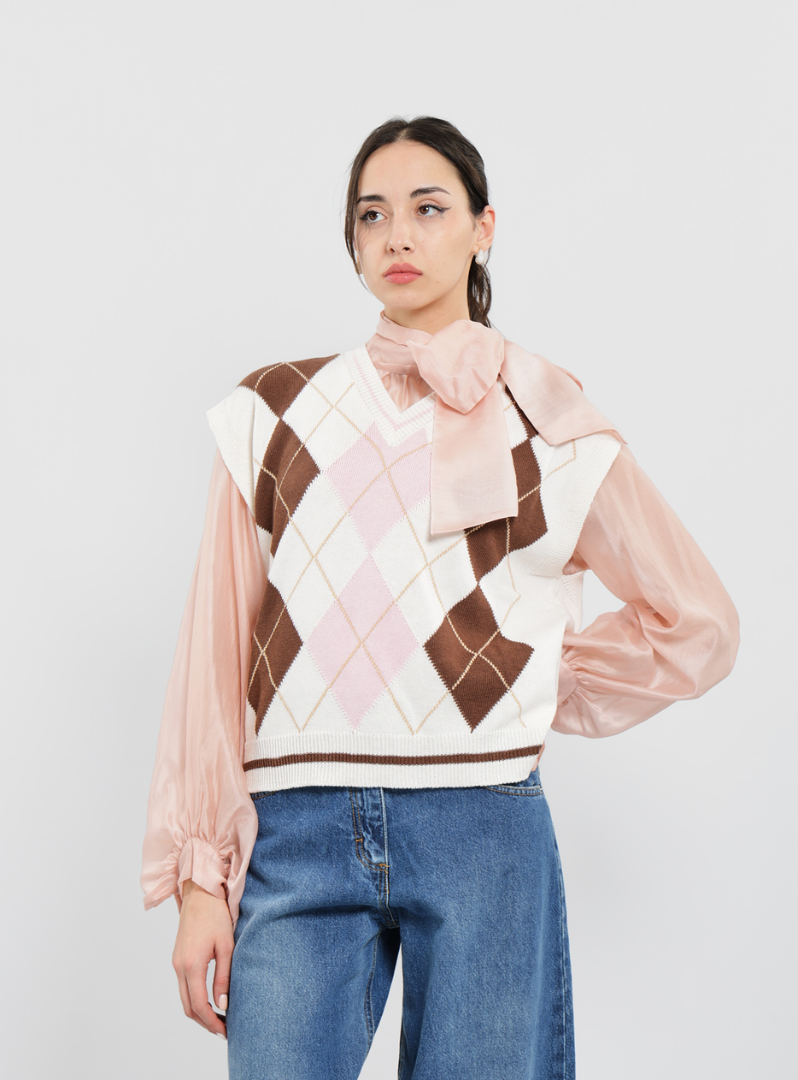 Haveone - Gilet con rombi