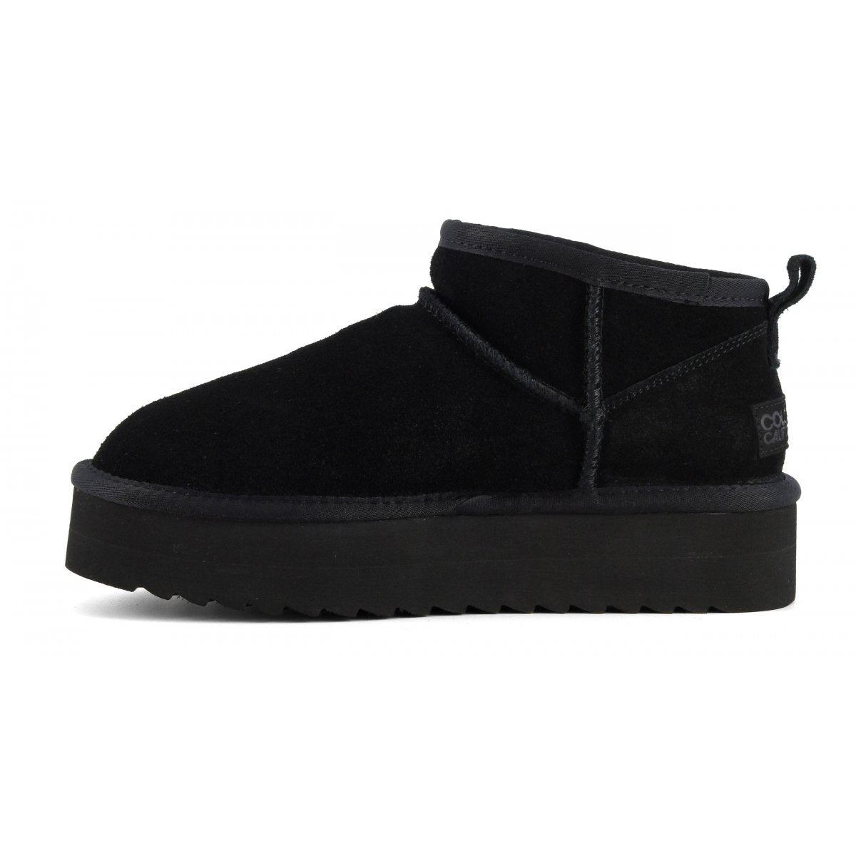 COLORS OF CALIFORNIA - Stivale platform in pelle scamosciata Black