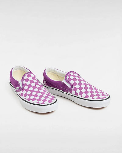 VANS Scarpe Classic Slip-On Checkerboard viola