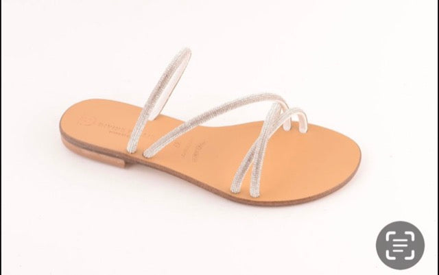DIVINE FOLLIE SANDALO STRAS SILVER