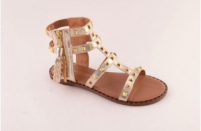 DIVINE FOLLIE SANDALO BORCHIATO ORO