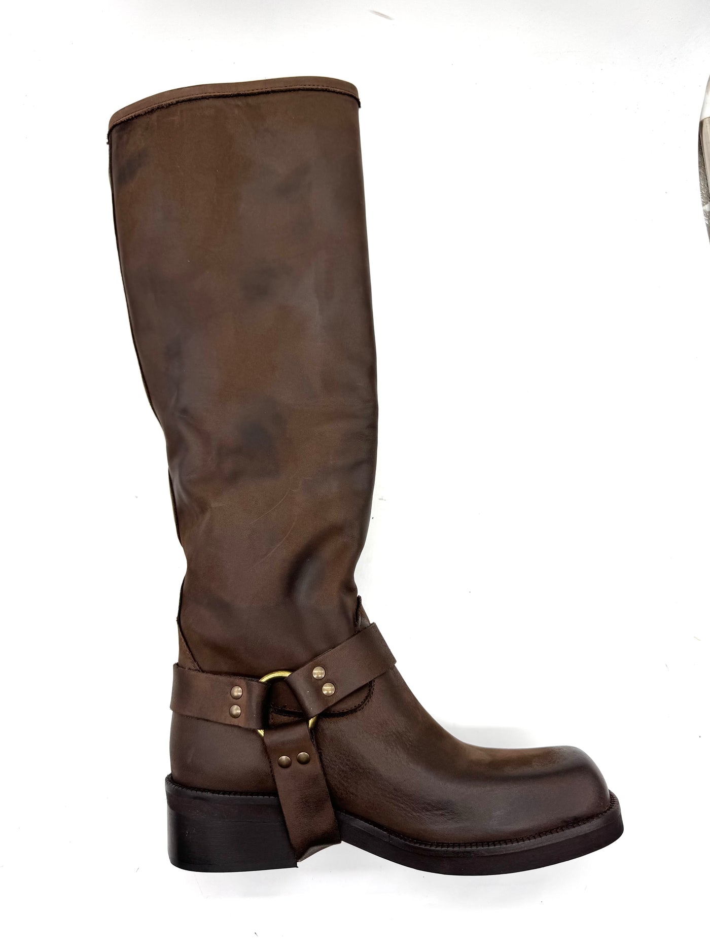 DIVINE FOLLIE  BIKER ALTO CON FIBBIE MORO