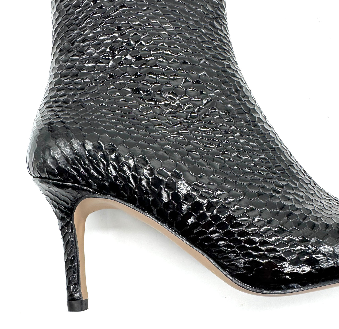 DIVINE FOLLIE TRONCHETTO SNAKE NERO PITONE