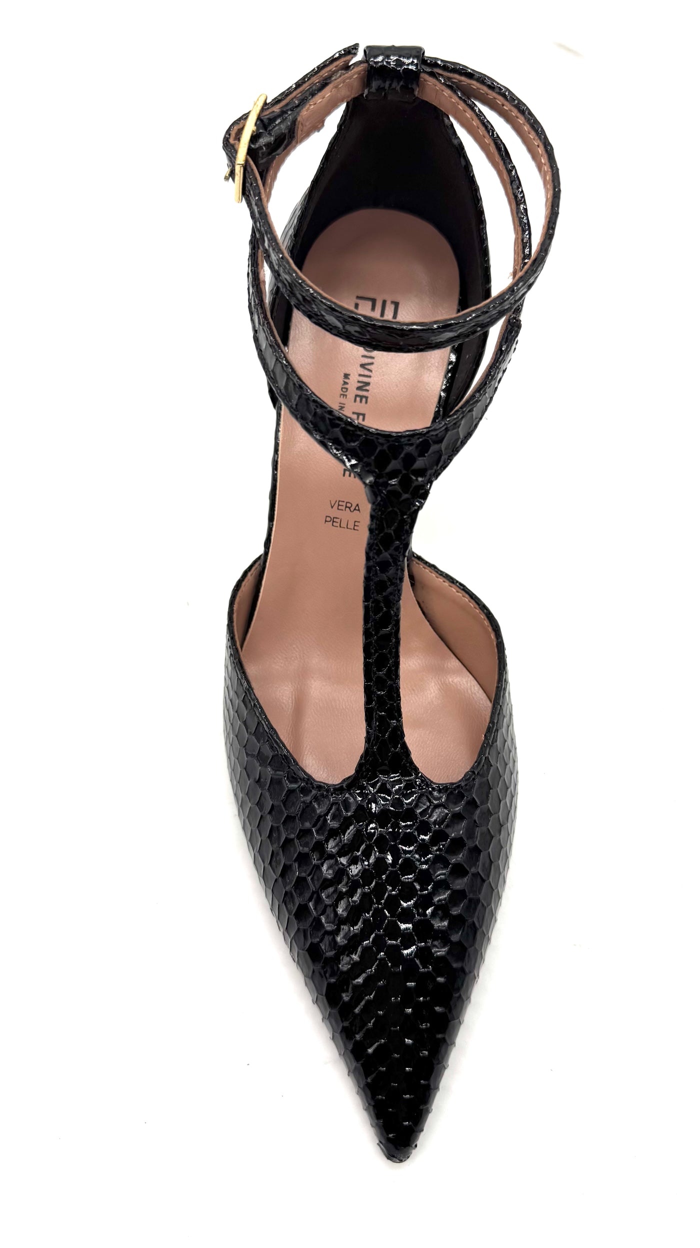 DIVINE FOLLIE TANGUERA PITONE NERO