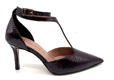 DIVINE FOLLIE TANGUERA PITONE BORDEAUX