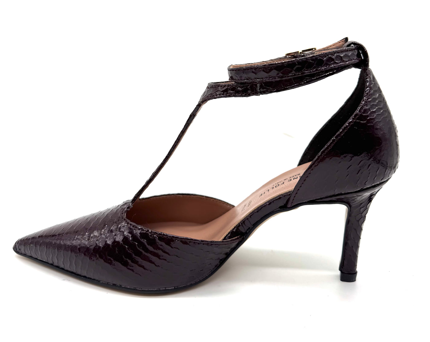 DIVINE FOLLIE TANGUERA PITONE BORDEAUX