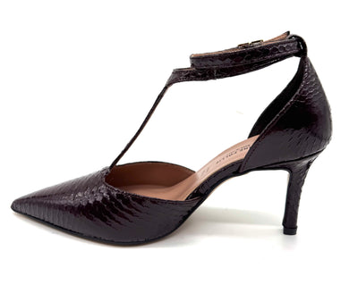 DIVINE FOLLIE TANGUERA PITONE BORDEAUX