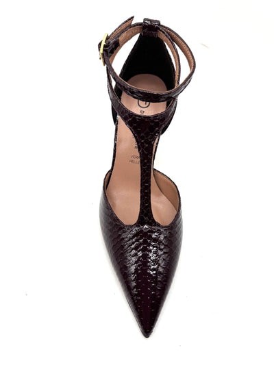 DIVINE FOLLIE TANGUERA PITONE BORDEAUX