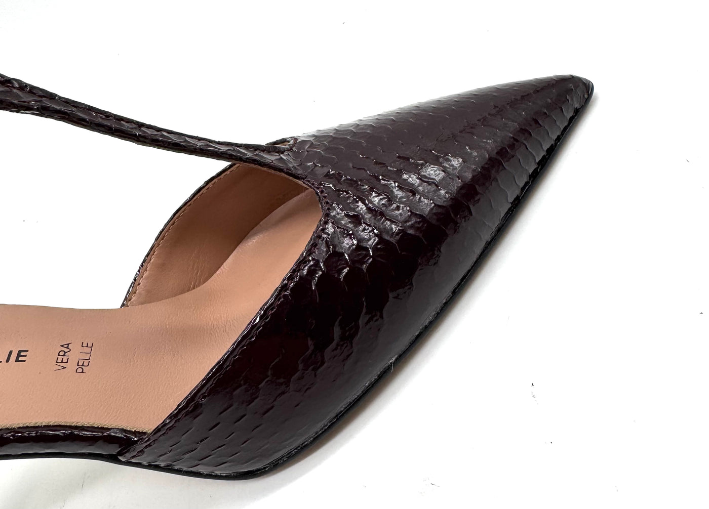 DIVINE FOLLIE TANGUERA PITONE BORDEAUX