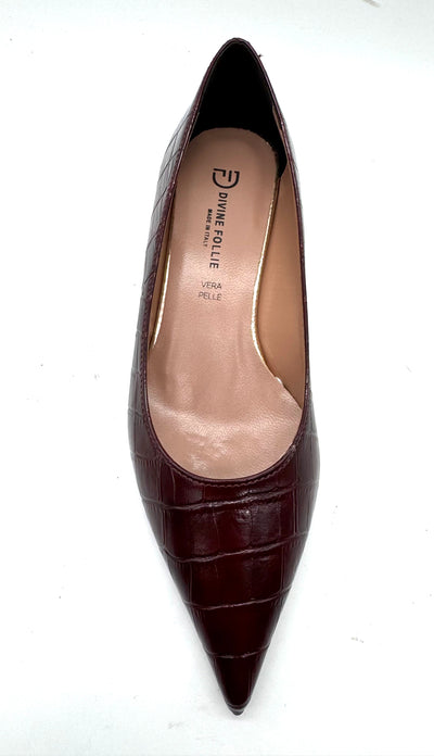 DIVINE FOLLIE DECOLLETÉ BASSA COCCO BORDEAUX