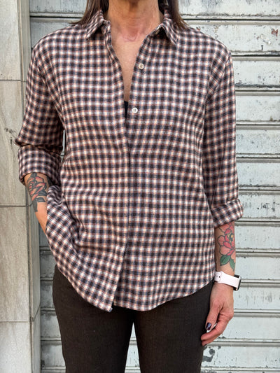 HAVEONE CAMICIA CHECK RUGGINE