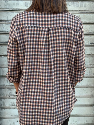 HAVEONE CAMICIA CHECK RUGGINE