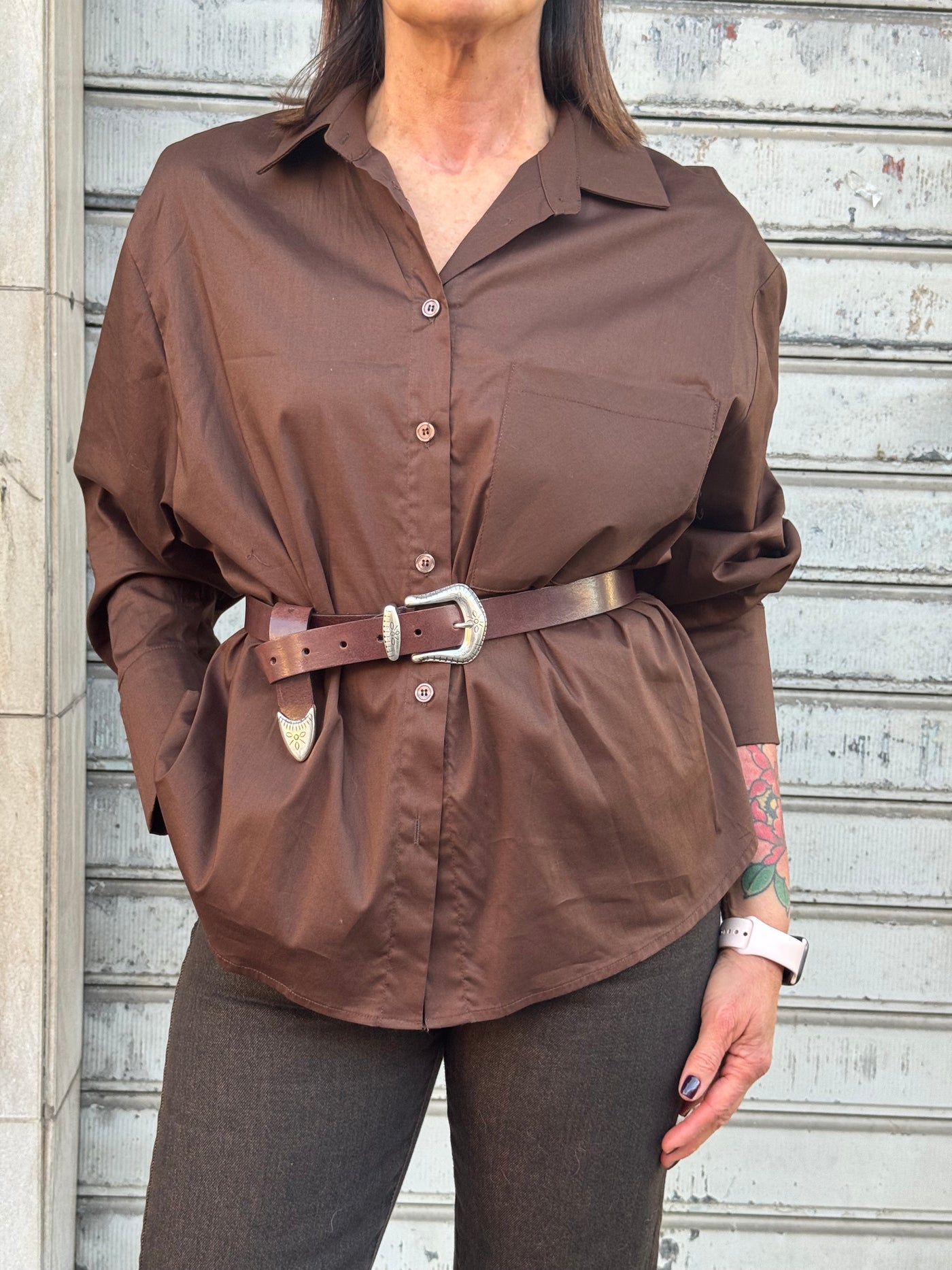 HAVEONE CAMICIA TESTA DI MORO