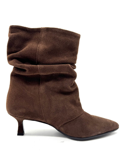 DIVINE FOLLIE STIVALE BASSO CAMOSCIO TESTA DI MORO