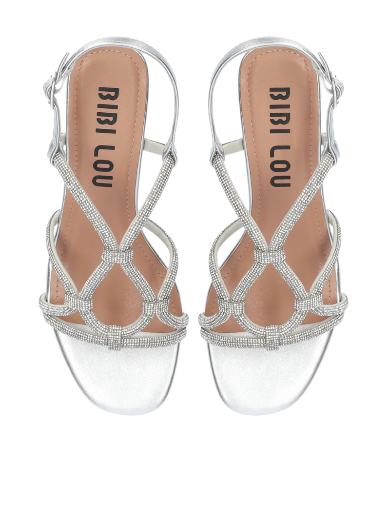 BIBI LOU - Sandali Liv con tacco Silver